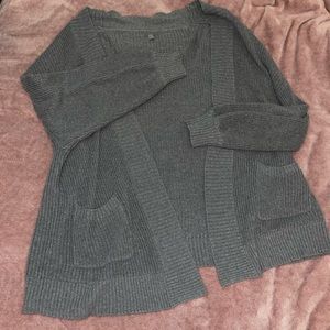 Aerie long knit cardigan